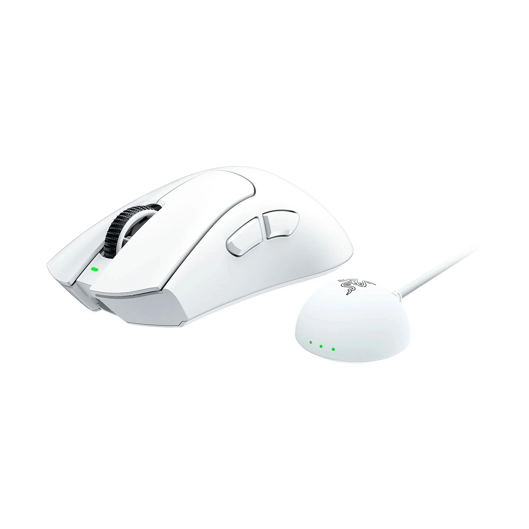 Razer DeathAdder V4 Pro RZ01-05330200-R3U1 Beyaz Şarjlı Makrolu Optik Kablolu/Kablosuz Oyuncu Mouse
