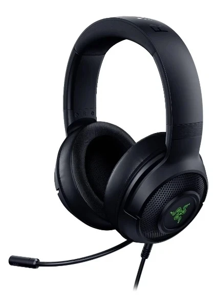 Razer Kraken V3 X RZ04-03750300-R3M1 RGB 7.1 USB Kablolu Kulak Üstü Oyuncu Kulaklığı