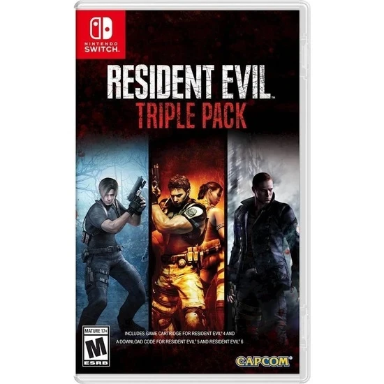 Capcom Resident Evil Triple Pack Nintendo Switch Oyunu