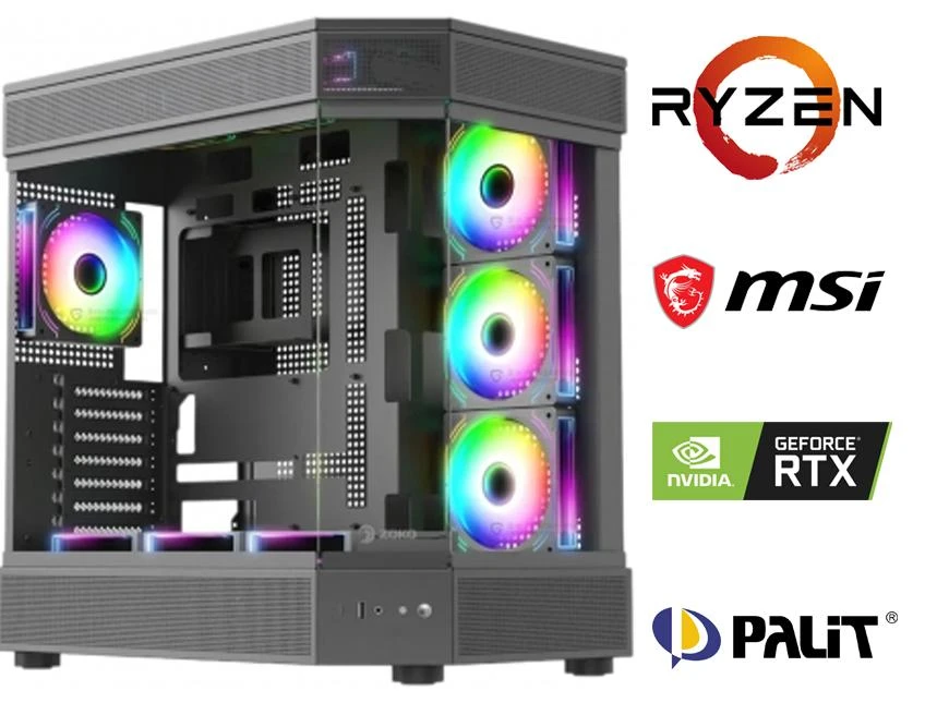 RYZEN 5 5600+16GB RAM+1TB M2+RTX 4060 OYUNCU BİLGİSAYARI