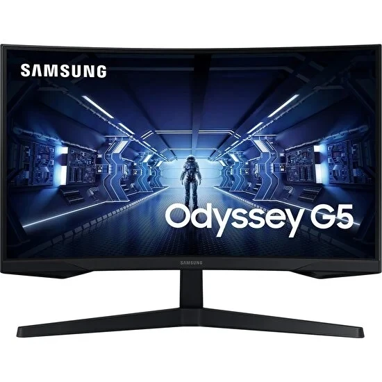 SAMSUNG 27" LC27G55TQBUXUF 2560x1440 1MS 144Hz DP/HDMI SIYAH +VESA +CURVED