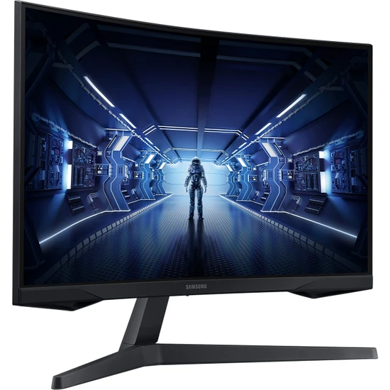 SAMSUNG 27" LC27G55TQBUXUF 2560x1440 1MS 144Hz DP/HDMI SIYAH +VESA +CURVED