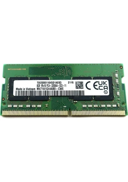 Samsung 8 GB 3200MHz CL22 M471A1G44AB0-CWE DDR4 Ram (Kutusuz)