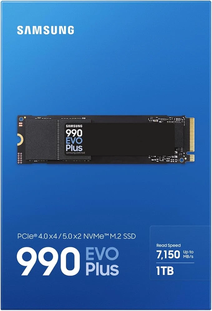 Samsung 990 Evo Plus MZ-V9S1T0BW PCI-Express 5.0 1 TB M.2 SSD