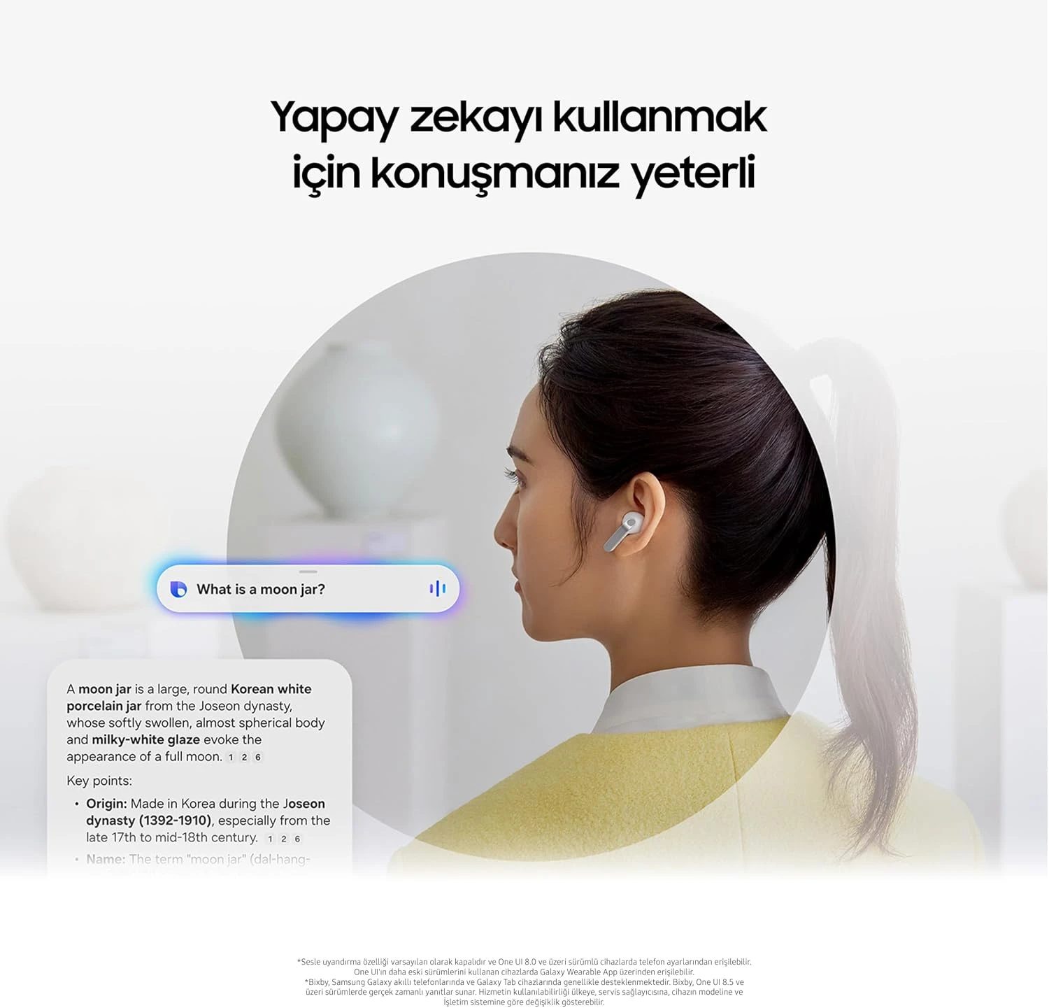 Samsung Galaxy Buds 4 ANC TWS Beyaz Kulak İçi Bluetooth Kulaklık