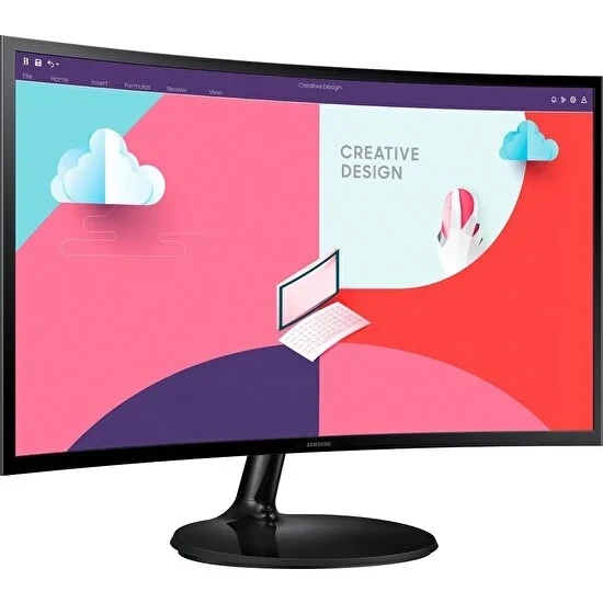 SAMSUNG LS24C360EAUXUF 24" FULL HD 75HZ FREESYNC KAVİSLİ ESSENTİAL MONİTÖR