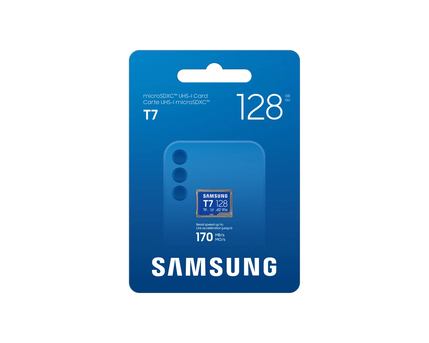 Samsung T7 MB-MB128T/WW Class 10 UHS-I U3 V30 128 GB Micro SD Kart