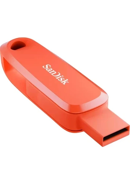 SANDISK PHONE DRIVE 128GB ANDROİD UYUMLU USB 3.2 GEN 1 FLASH BELLEK NASTURİUM ORANGE SDDDC6-128G-G46NO