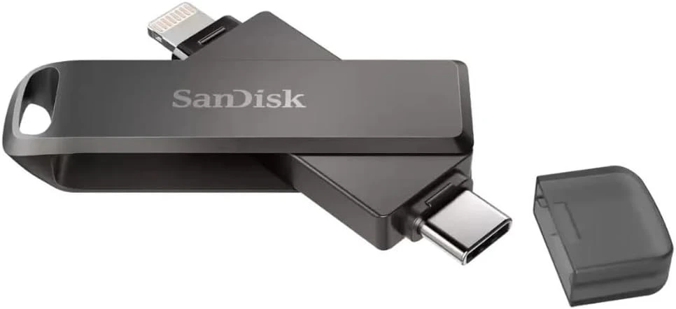 SANDISK PHONE DRIVE 128GB SDIX70N-128G-GG6NE DUAL LİGHTNİNG VE TYPE-C USB BELLEK