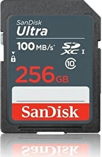 SanDisk Ultra SDSDUNR-256G-GN3IN Class 10 UHS-I U1 256 GB Hafıza Kartı