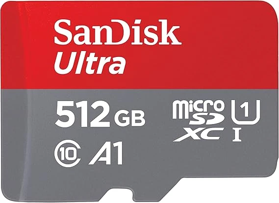 SanDisk Ultra SDSQUNR-512G-GN3MN Class 10 UHS-I 512 GB Micro SD Kart