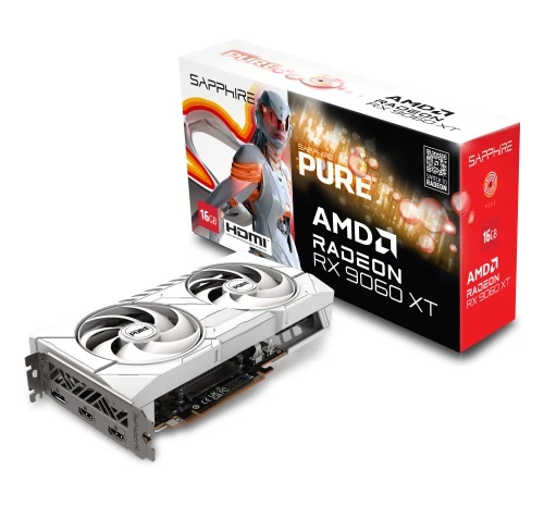 SAPPHİRE RX 9060 XT PURE 11350-02-20G 128 BİT GDDR6 16 GB EKRAN KARTI