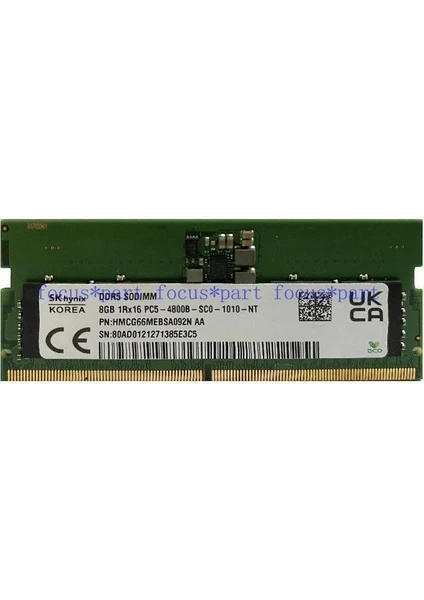 Micron 8 GB 4800 MHz CL40 MTC4C10163S1SC48BA1 DDR5 Ram Notebook (Kutusuz)