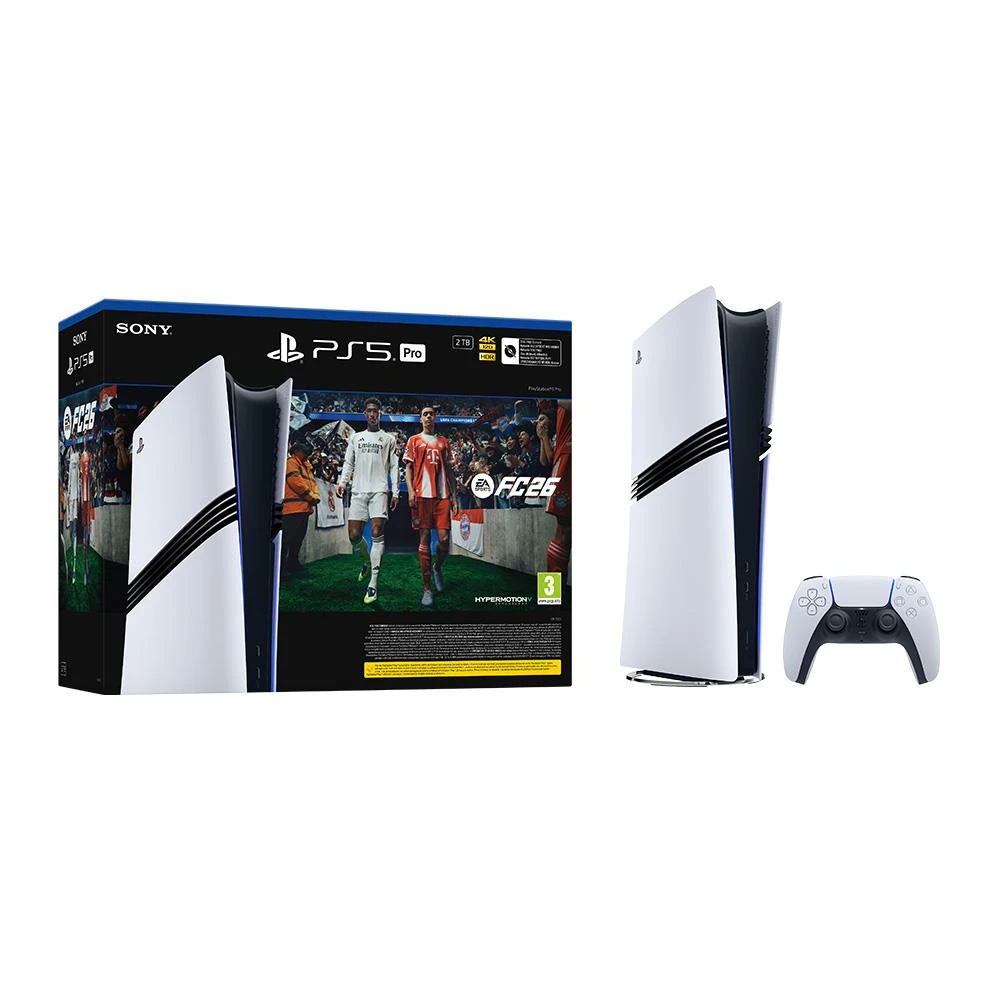 SONY PLAYSTATION 5 PRO 2 TB + FC 26 BUNDLE PAKET (İTHALATÇI GARANTİLİ)