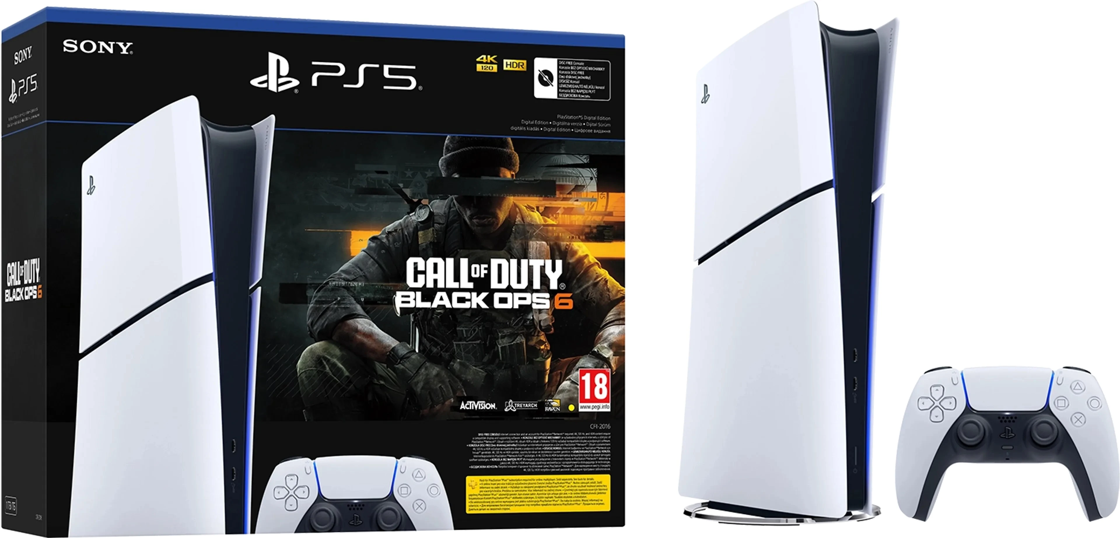 SONY PLAYSTATION 5 SLİM DİJİTAL CALL OF DUTY BLACK OPS 6 BUNDLE PAKET ( İTHALATÇI GARANTİLİ )