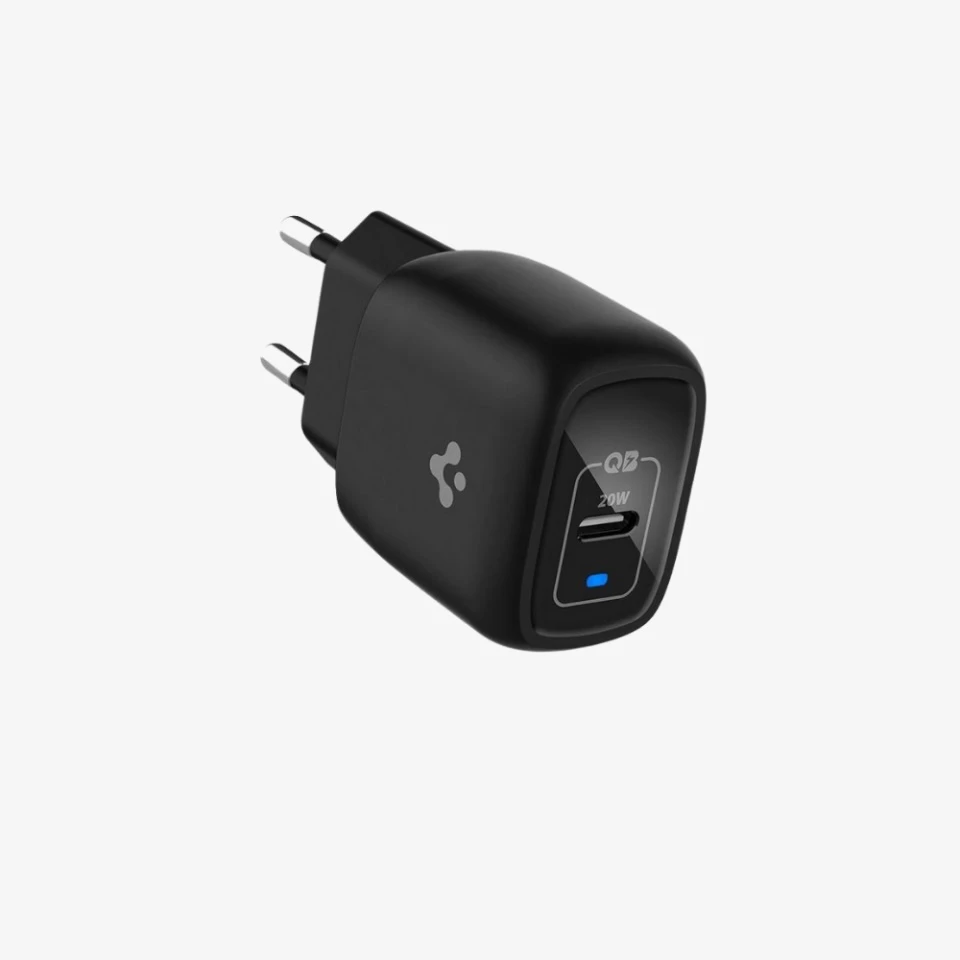 Spigen 20W USB-C Mini Hızlı Şarj Aleti Samsung PPS / Şarj Isısını Düşürür GaN Destekli Akım Korumalı Güç Adaptörü
