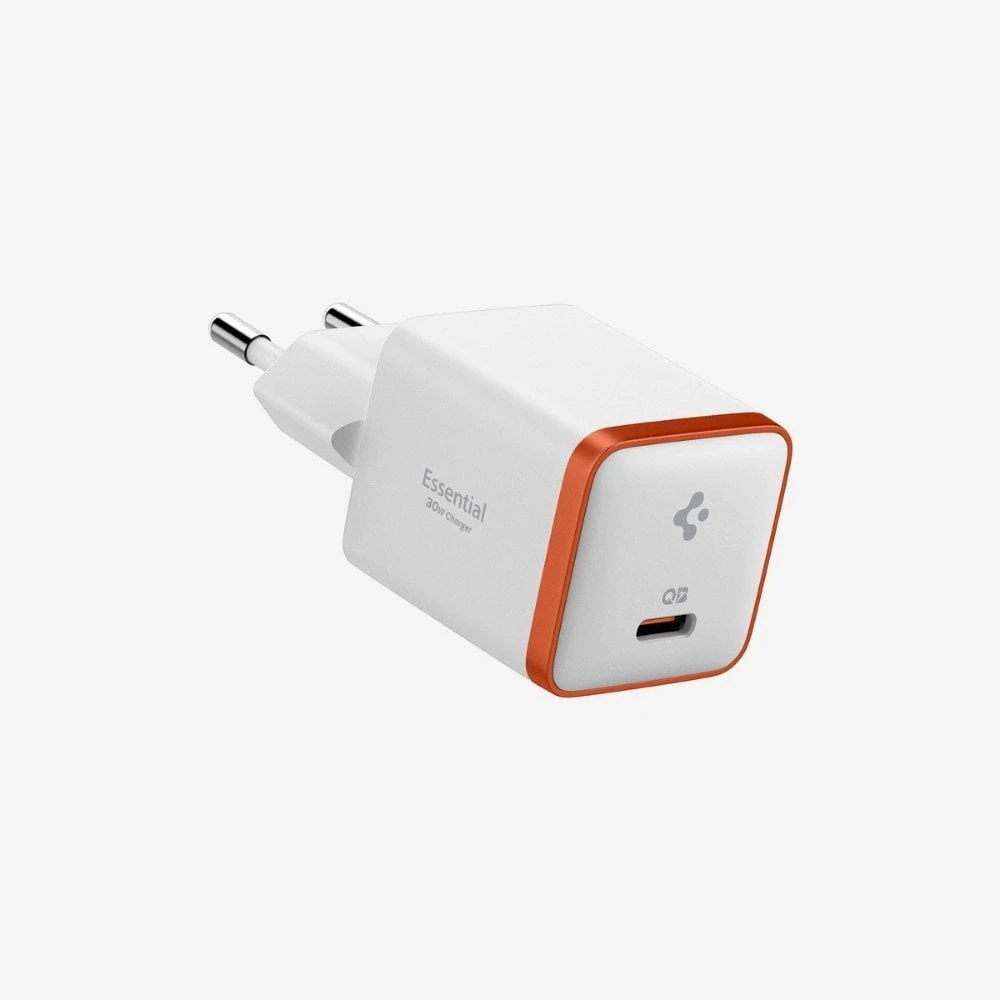 Spigen EE301 30 W Type-C Beyaz Hızlı Şarj Adaptörü