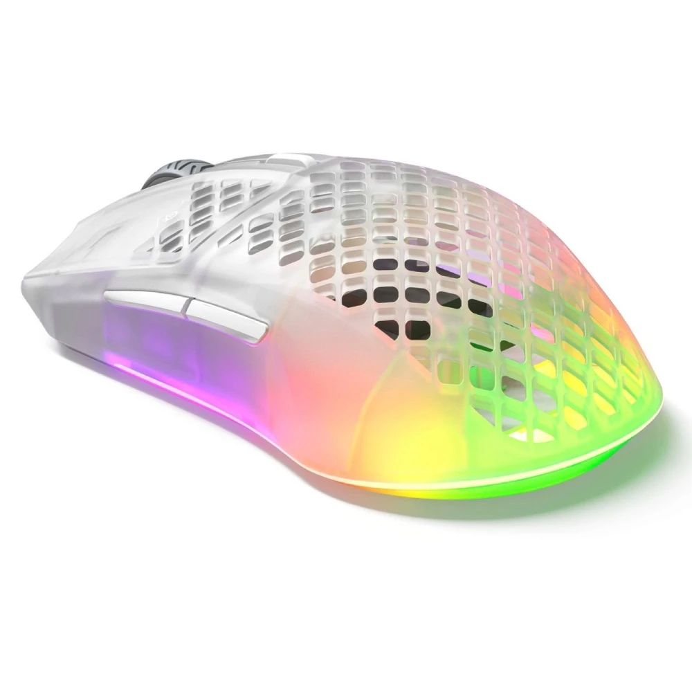 SteelSeries Aerox 3 RGB Ghost Edition Şarjlı Optik Kablosuz Oyuncu Mouse