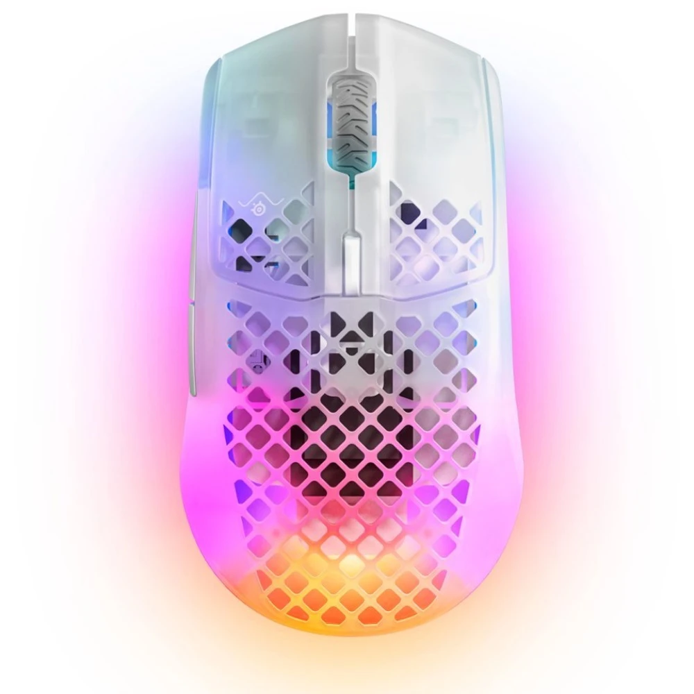 SteelSeries Aerox 3 RGB Ghost Edition Şarjlı Optik Kablosuz Oyuncu Mouse