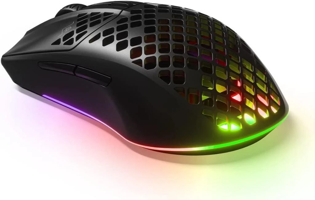SteelSeries Aerox 3 Onyx RGB Şarjlı Ergonomik Optik Kablosuz Oyuncu Mouse