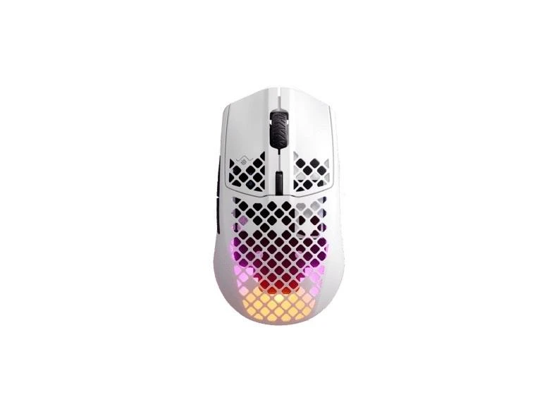 SteelSeries Aerox 3 Snow RGB Şarjlı Ergonomik Optik Kablosuz Oyuncu Mouse