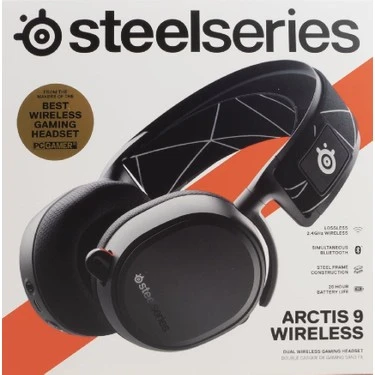 STEELSERİES ARCTİS 9 WIRELESS VE BLUETOOTH 7.1 KABLOSUZ OYUN KULAKLIK