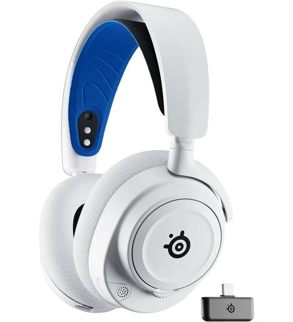 SteelSeries Arctis Nova 7P Beyaz Kablolu/Kablosuz Kulak Üstü Oyuncu Kulaklığı