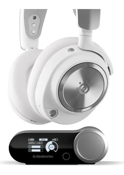 STEELSERIES ARCTİS NOVA PRO WIRELESS KABLOSUZ KULAK ÜSTÜ GAMİNG KULAKLIK BEYAZ