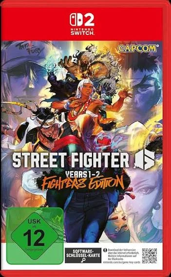 Street Fighter 6 Years 1-2 Fighters Edition Nintendo Switch 2 Oyunu