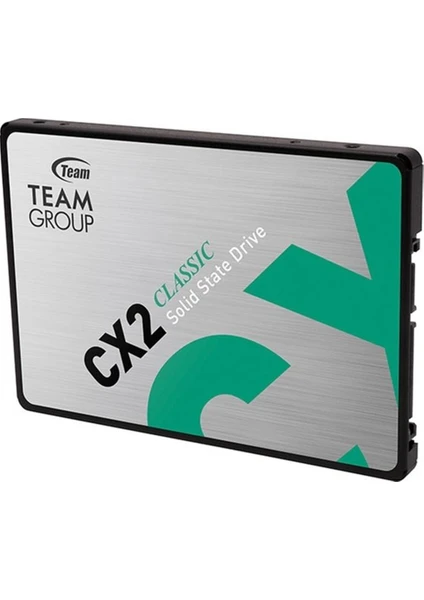 TEAM CX2 512GB 530/470MB/S 2.5'' SATA3 SSD DİSK (T253X6512G0C101)