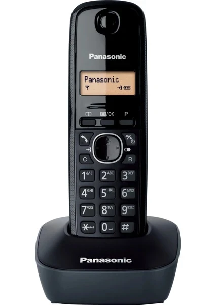 Panasonic KX-TG1611 Dect Telefon Siyah
