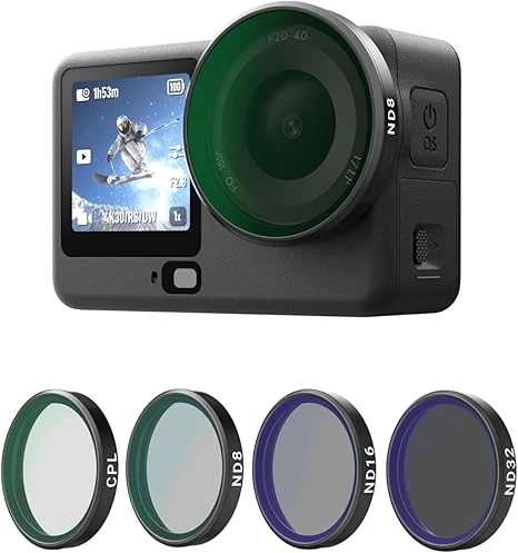 TELESIN Osmo Action 6 ND Filtre Seti (CPL+ND8/16/32)