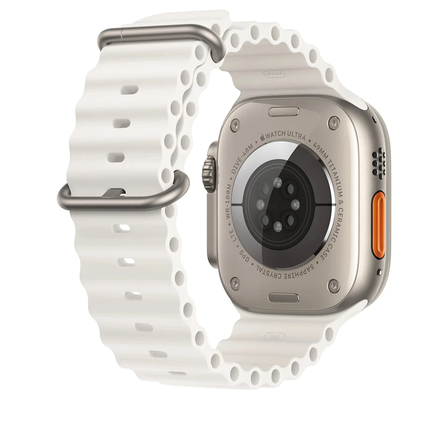 TEŞHİR APPLE WATCH 49 MM OCEAN KORDON MQE93ZM/A - BEYAZ