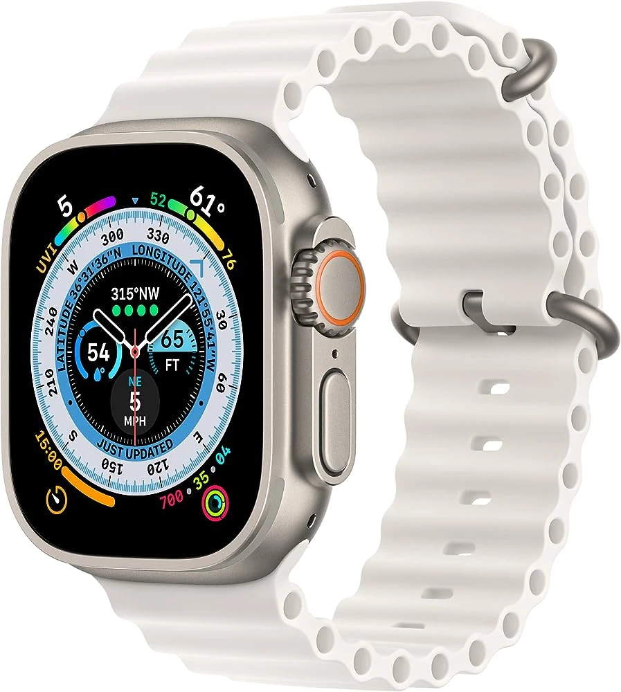 TEŞHİR APPLE WATCH 49 MM OCEAN KORDON MQE93ZM/A - BEYAZ