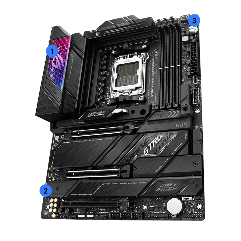 TEŞHİR ASUS ROG STRIX X670E-E GAMING WIFI ANAKART SOKET AMD AM5