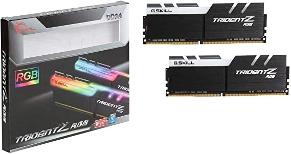 TEŞHİR G.SKİLL (2X8 GB) TRİDENT Z RGB LED SERİSİ 3200MHZ CL16 (16-18-18-38) ALÜMİNYUM SOĞUTUCULU 1,35V DUAL BELLEK KİTİ