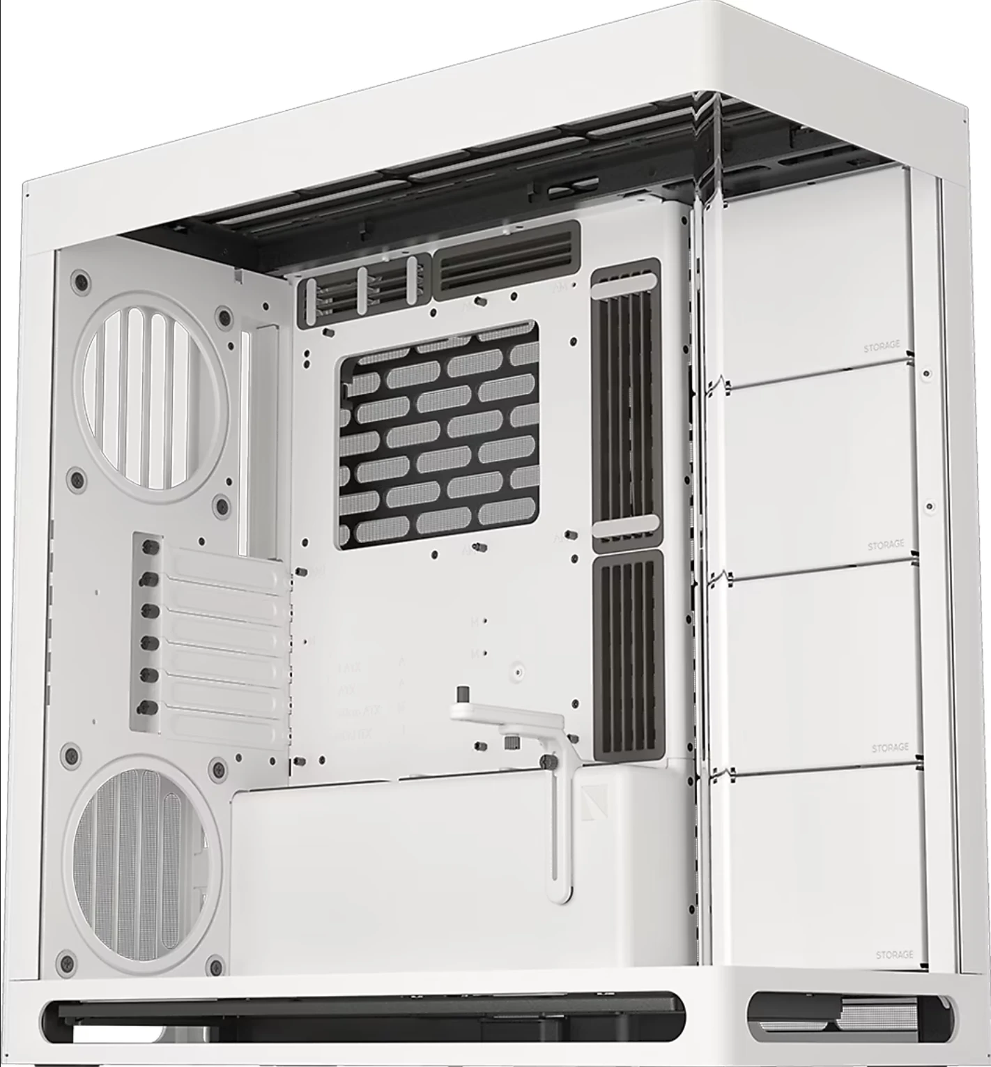 Teşhir Havn HS 420 Fansız Beyaz E-ATX Oyuncu Kasası