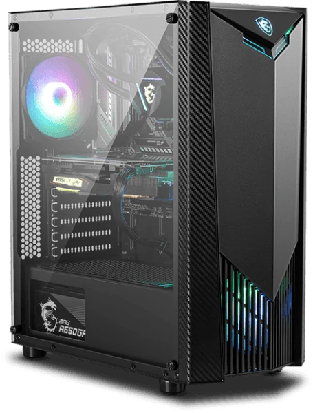 TEŞHİR MSI MAG SHIELD 110R USB 3.2 ARGB TEMPERED GLASS SİYAH ATX MİD TOWER KASA