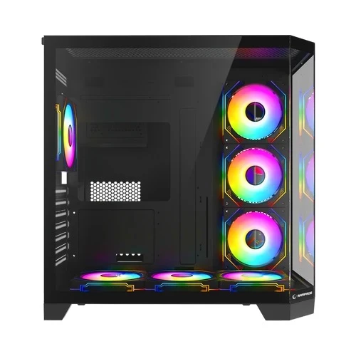 2.EL Rampage Mega V1 ARGB Fanlı Siyah ATX Oyuncu Kasası
