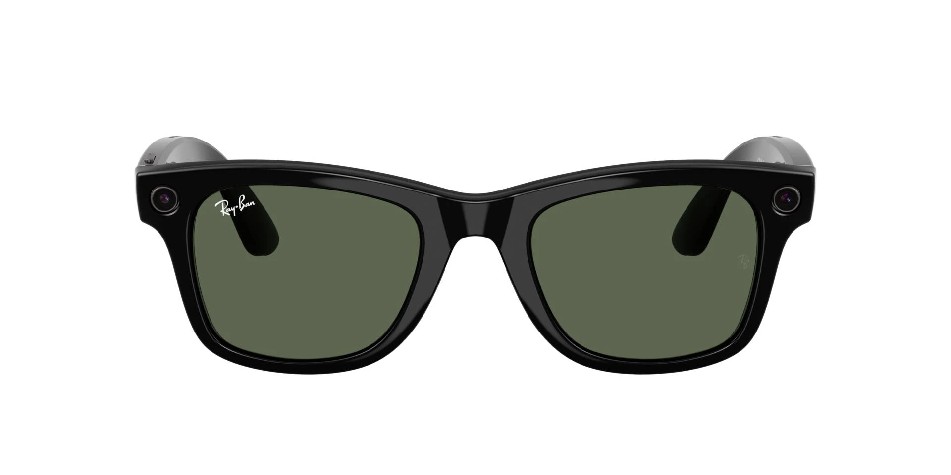 TEŞHİR RAY-BAN META WAYFARER PARLAK SİYAH YEŞİL CAM (2. NESİL) RW 4012