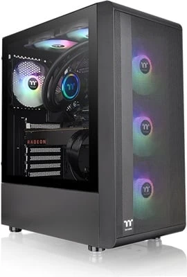 THERMALTAKE S200 TG 650W 80+ ARGB TEMPERED GLASS USB 3.0 ATX MİD TOWER KASA