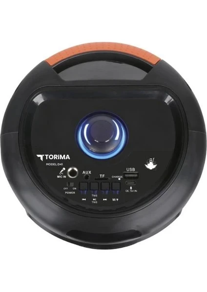 TORİMA BLUETOOTH HOPARLÖR D41 + MİKROFON KARAOKE