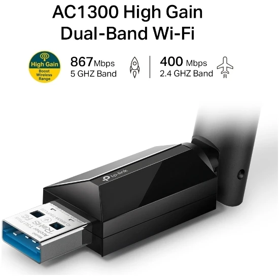 TP-Link Archer T3U Plus 1300 Mbps Kablosuz Ağ Adaptörü