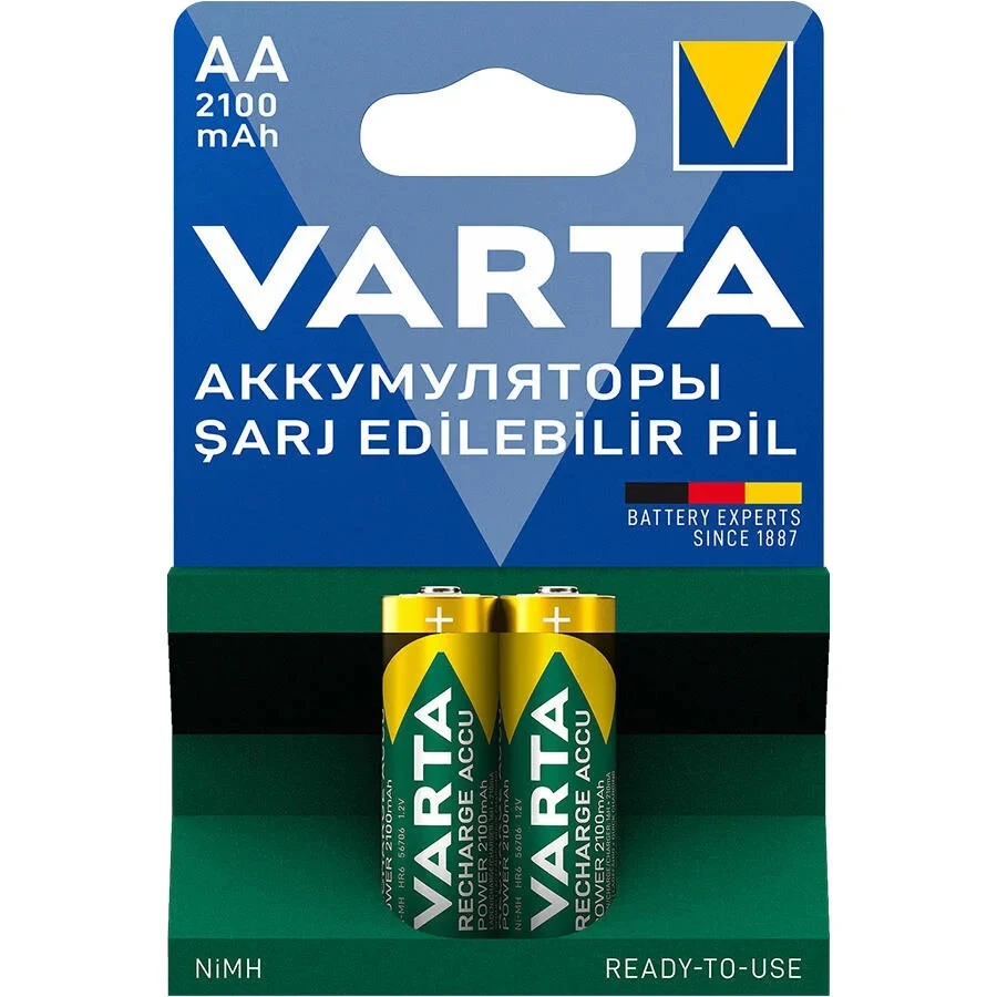 VARTA AA 2100 MAH ŞARJ EDİLEBİLEN PİL