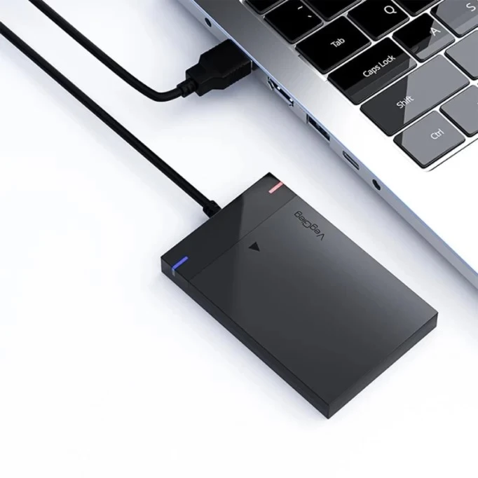 VegGieg USB 3.0 Micro-B 2.5" inch SATA SSD Hard Disk Kutusu