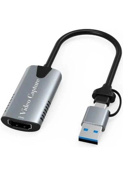 VİDEO CAPTURE  USB A USB C 2İN 1 CONNECTOR