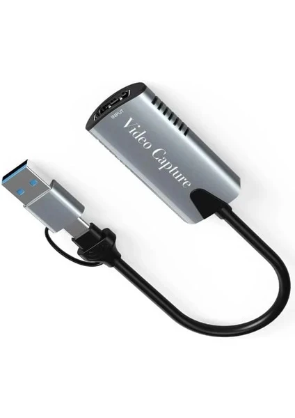 VİDEO CAPTURE  USB A USB C 2İN 1 CONNECTOR