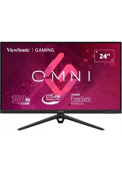 VIEWSONIC 23.8" VX2428 FULLHD 0.5MS 180HZ 2XHDMI DP FREESYNC PREMIUM IPS GAMING MONITOR