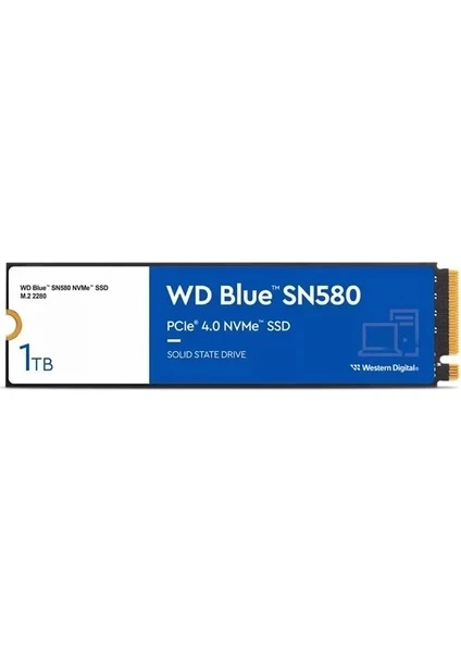 WD BLUE SN580 1TB M.2 NVME SSD (4150/4150)