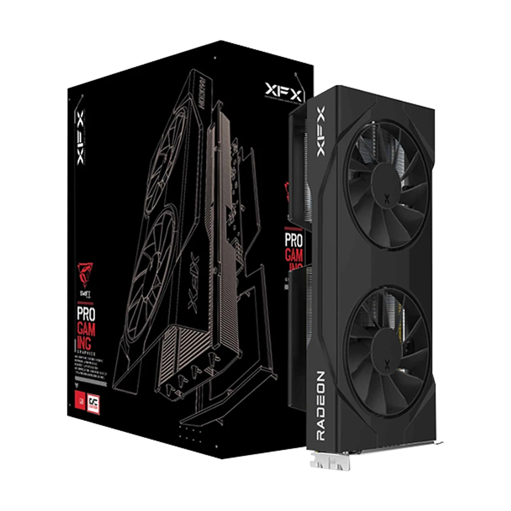 XFX RX 9060 XT Swift Gaming Edition OC RX-96TSW16BQ 128 Bit GDDR6 16 GB Ekran Kartı